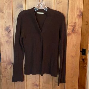 Dark brown cardigan